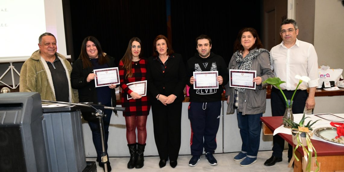 Κοπή πίτας εθελοντών