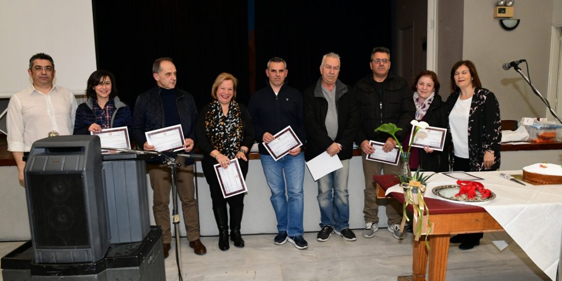 Κοπή πίτας εθελοντών