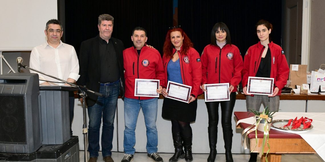 Κοπή πίτας εθελοντών