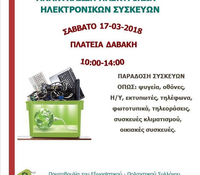 Δράσεις ανακύκλωσης Μαΐου 2019