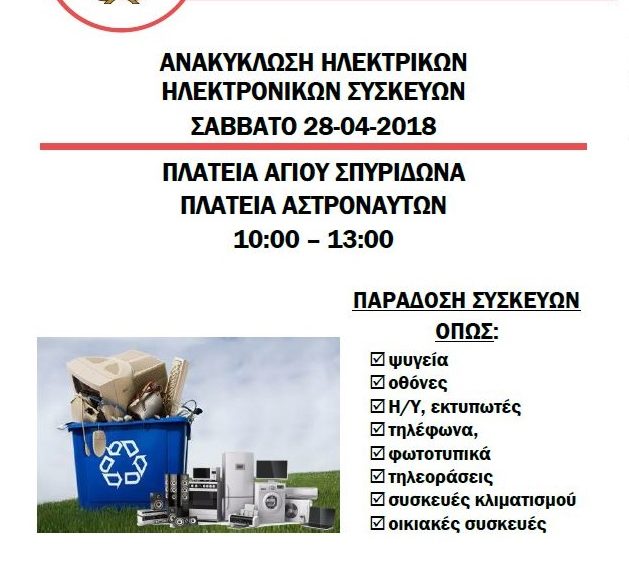 Δράσεις ανακύκλωσης Μαΐου 2019