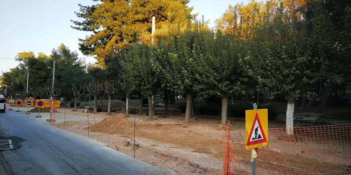 Ξεκίνησε η ανάπλαση των περιφερειακών οδών  του Άλσους