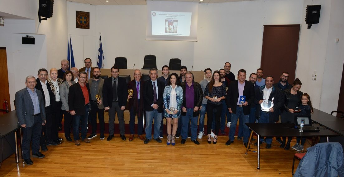 Εκδήλωση βράβευσης αθλητών και προπονητών του δήμου μας