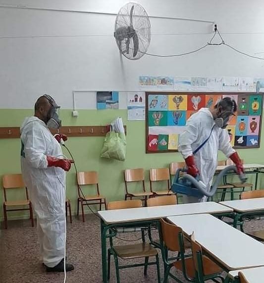 Απολυμάνσεις σε σχολικές μονάδες και παιδικούς σταθμούς