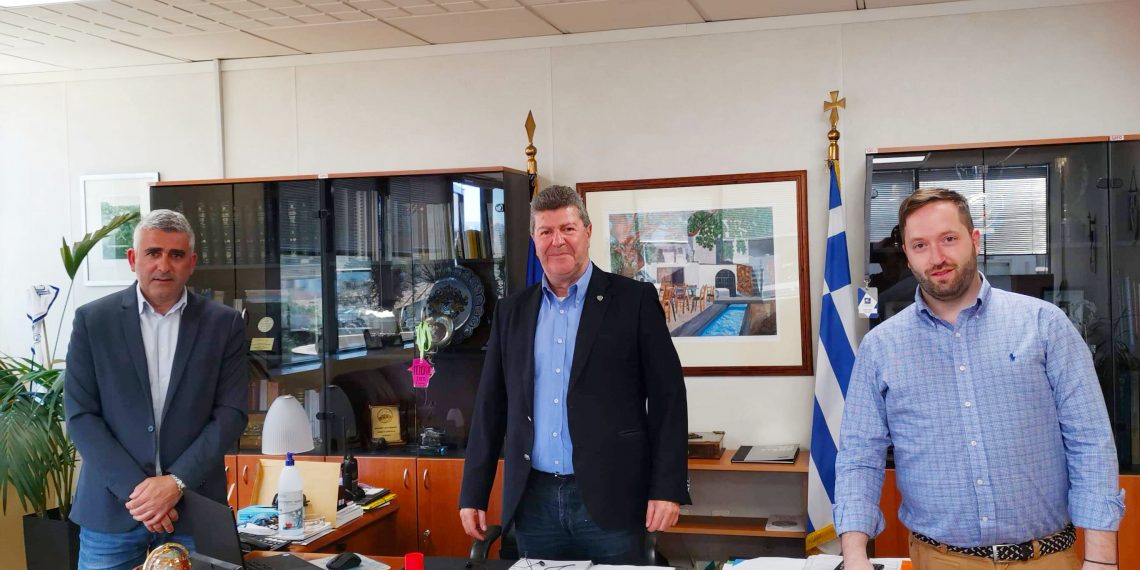 Συνάντηση Δημάρχου με τον Πρόεδρο Ένωσης Εστιατόρων και Συναφών Επαγγελμάτων Αττικής