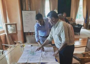 Συνάντηση συνεργασίας Δημάρχων Αιγάλεω κ. Γ. Γκίκα & Αθηναίων κ. Κ. Μπακογιάννη