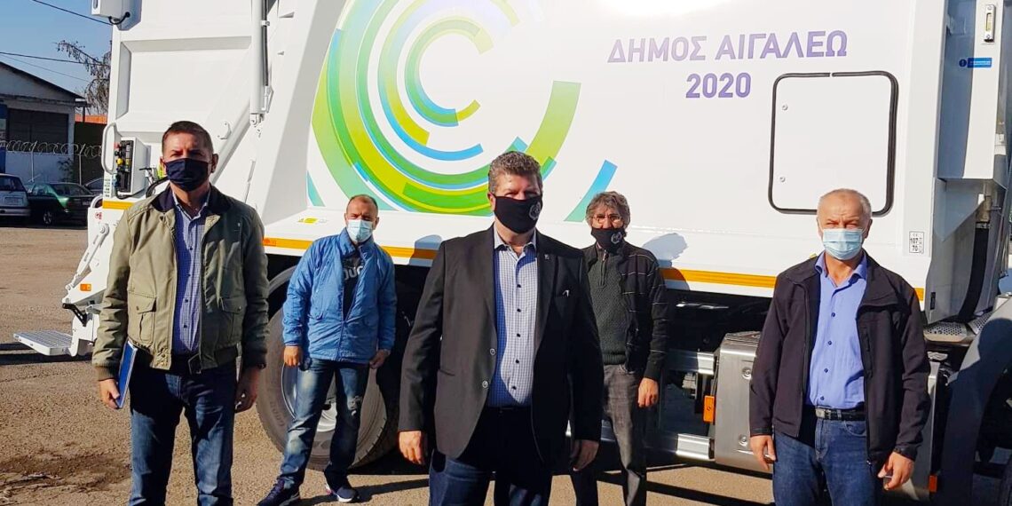 Παραλαβή νέου ηλεκτρικού σαρώθρου και απορριμματοφόρου