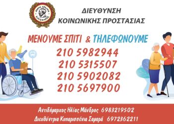 Σε επιφυλακή η Διεύθυνση Κοινωνικής Προστασίας