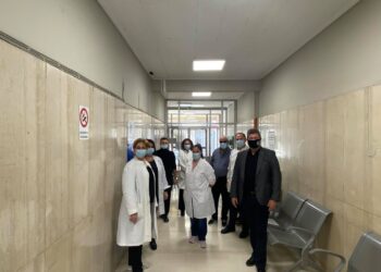 Επίσκεψη Δημάρχου Αιγάλεω Γιάννη Γκίκα στα Εμβολιαστικά Κέντρα κατά Covid-19