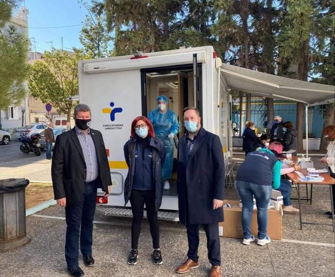 Ολοκληρώθηκαν οι έλεγχοι ταχείας ανίχνευσης αντιγόνου στο ”Γιάννης Ρίτσος”.