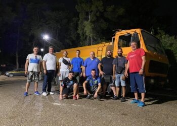 Περιπολίες πυρασφάλειας στο Δημοτικό Άλσος Αιγάλεω (Μπαρουτάδικο)