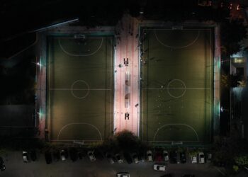 Γηπεδάκια 5Χ5 στη Λυκαβηττού.