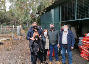 Διανομή ξηράς τροφής για τα αδέσποτα ζώα