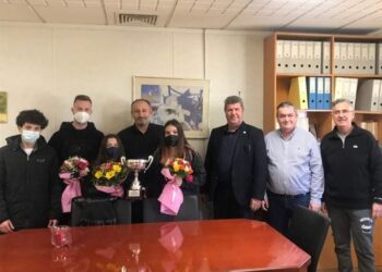 Ο Δήμαρχος Αιγάλεω Γιάννης Γκίκας τίμησε τον Αθλητικό Όμιλο Αντισφαίρισης «Αιγάλεω 92»