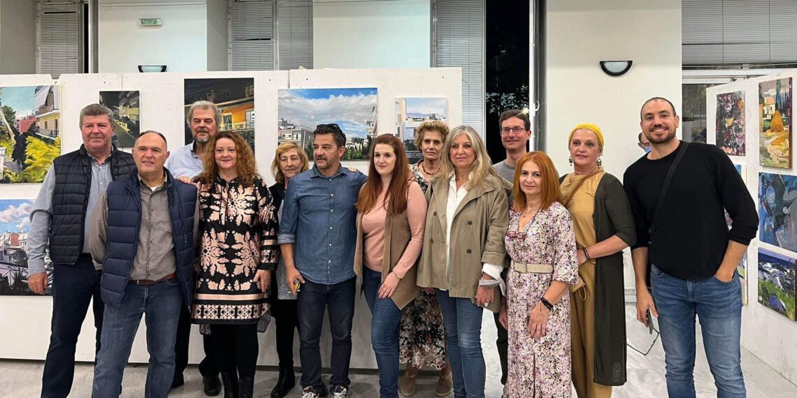 Εγκαινιάστηκε η έκθεση με έργα του τμήματος ζωγραφικής του Δήμου Αιγάλεω