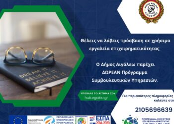 Πρόσβαση σε χρήσιμα εργαλεία επιχειρηματικότητας από το ΚΥΠΠΕ του Δήμου Αιγάλεω