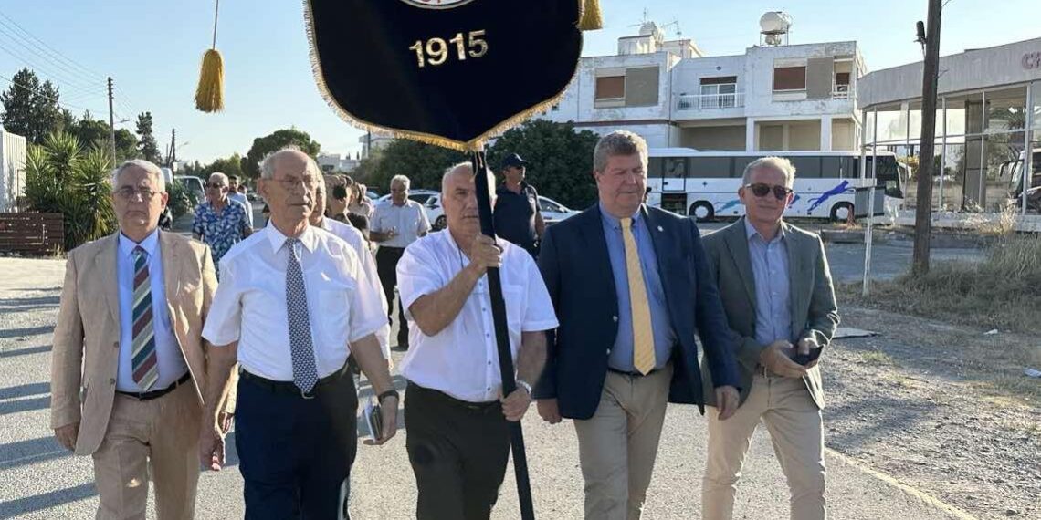 Αντιπροσωπεία του Δήμου Αιγάλεω με επικεφαλής τον Δήμαρχο Γιάννη Γκίκα στην αντικατοχική εκδήλωση του Δήμου Κυθρέας στην Κύπρο