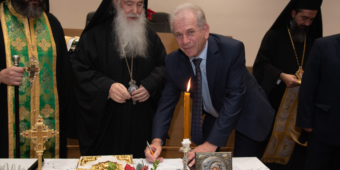 Oρκωμοσία του νέου Δημάρχου Αιγάλεω κ. Λάμπρου Σκλαβούνου και των μελών του Δημοτικού Συμβουλίου