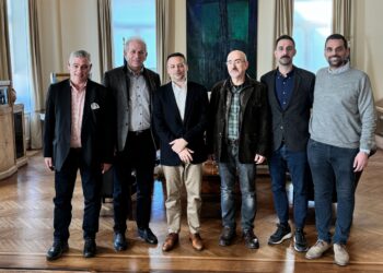 Συνάντηση Δημάρχου Αθήνας κ. Χάρη Δούκα και Αιγάλεω κ. Λάμπρου Σκλαβούνου