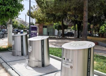 Τοποθετήθηκαν νέοι βυθιζόμενοι κάδοι στον Δήμο Αιγάλεω