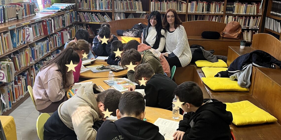 Επίσκεψη μαθητών του 4ου Δημοτικού Σχολείου Αιγάλεω στη Δημοτική Βιβλιοθήκη