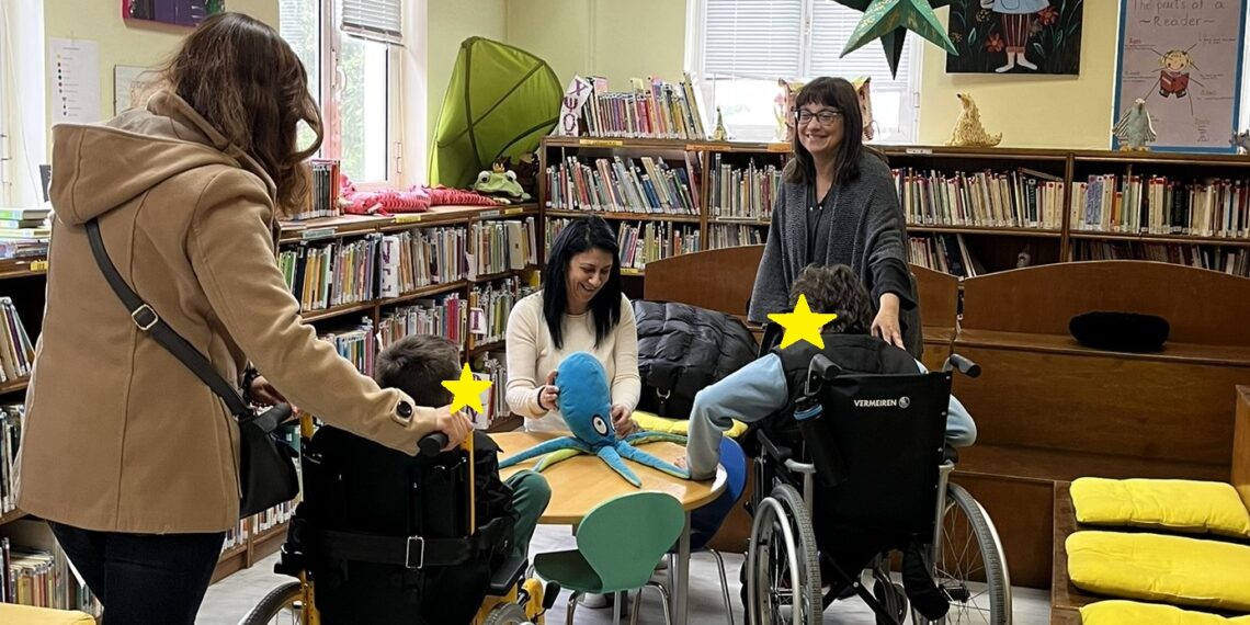 Υποδοχή του Ειδικού Δημοτικού Σχολείου Αιγάλεω στη Δημοτική Βιβλιοθήκη – Εορτασμός της Παγκόσμιας Ημέρας Παιδικού Βιβλίου