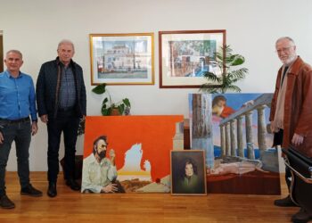 Δωρεά τεσσάρων έργων του ζωγράφου Αντώνη Αλεβιζόπουλου στον Δήμο Αιγάλεω