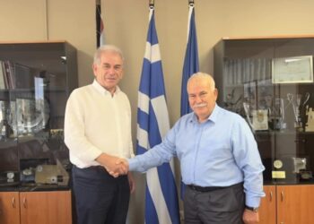 Επίσκεψη του Αντιπεριφερειάρχη Δυτικού Τομέα Αθηνών στο Δημαρχείο Αιγάλεω
