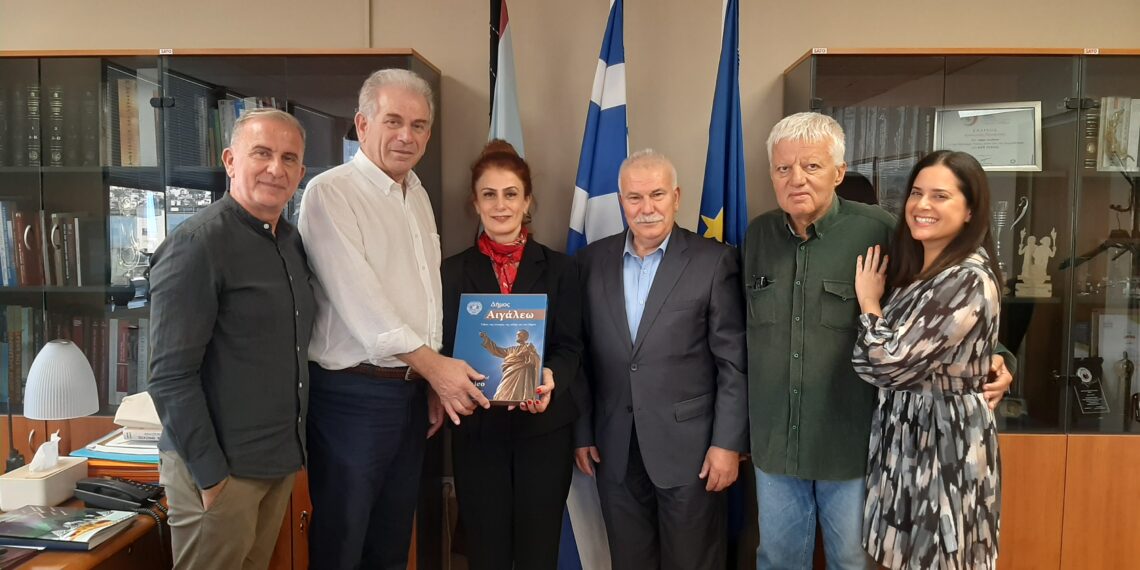 Επίσκεψη της διεθνούς διακεκριμένης σκηνοθέτιδας Aida Schlaepfer στο Δημαρχείο Αιγάλεω