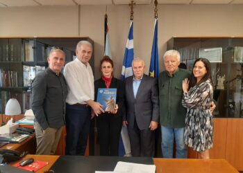 Επίσκεψη της διεθνούς διακεκριμένης σκηνοθέτιδας Aida Schlaepfer στο Δημαρχείο Αιγάλεω