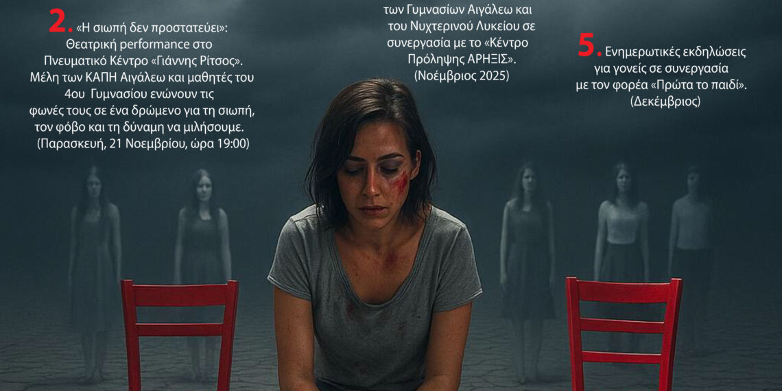 «Με ακούς; – Η Σιωπή δεν προστατεύει, η φωνή ελευθερώνει»