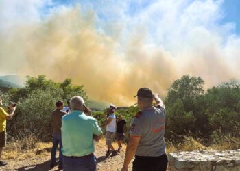 Ο Δήμος Αιγάλεω συνδράμει στις επιχειρήσεις για την πυρκαγιά στο Ποικίλο Όρος