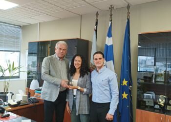 Ο Δήμος Αιγάλεω τίμησε την Κατερίνα Κοντοχριστοπούλου για τη χρυσή ιστορική διάκρισή της στους Μεσογειακούς Αγώνες